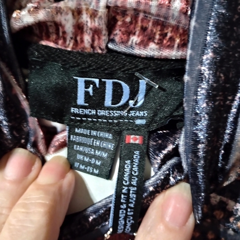 FDG turtleneck top medium NWT (Rox055) - Picture 3 of 6